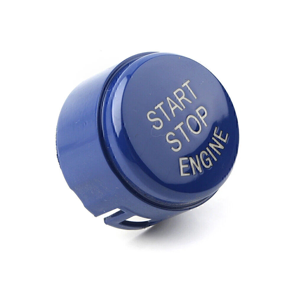 Blue Engine Start Stop Switch Button Cover for BMW F10 F15 F16 F22 (2011-2019)