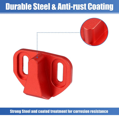 Door Check Bracket Set for Toyota FJ Cruiser (2007-2014) - Aluminum Red