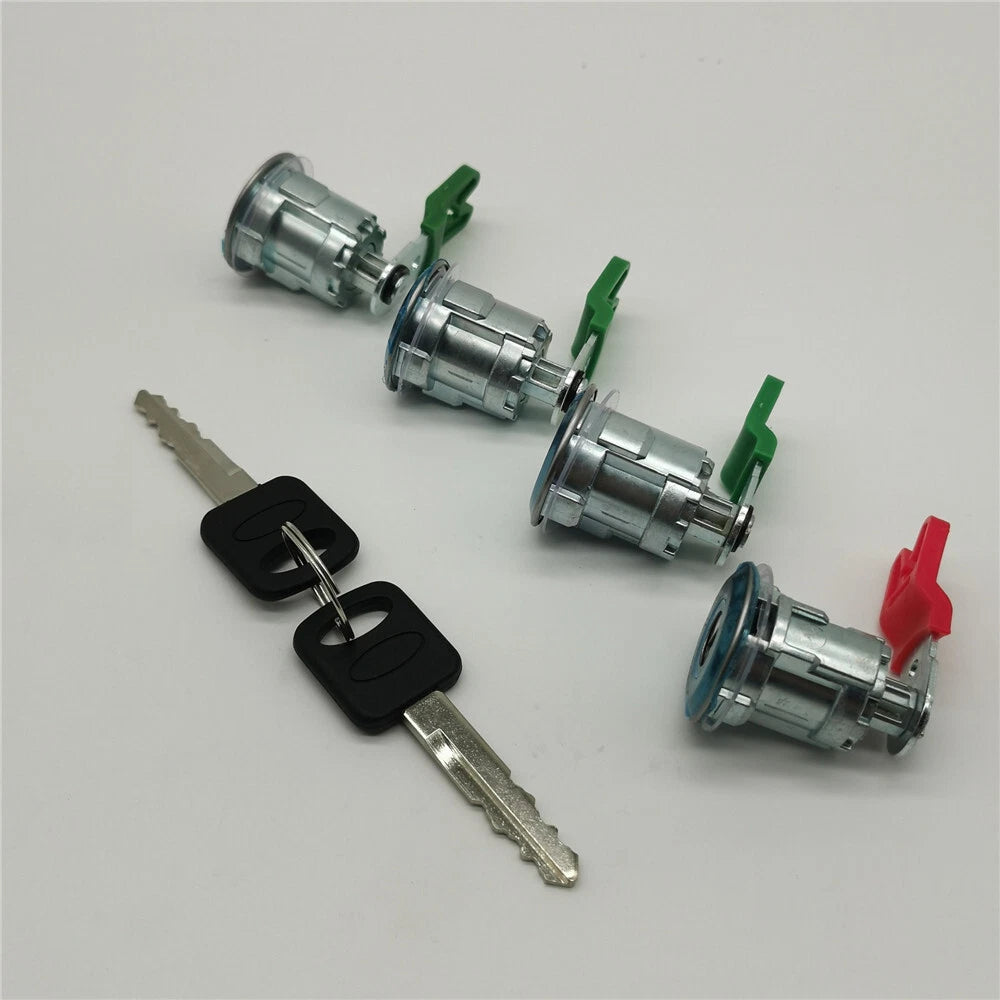 Ignition Cylinder & 4 Door Lock Set for Ford Econoline Van (1997-2020)