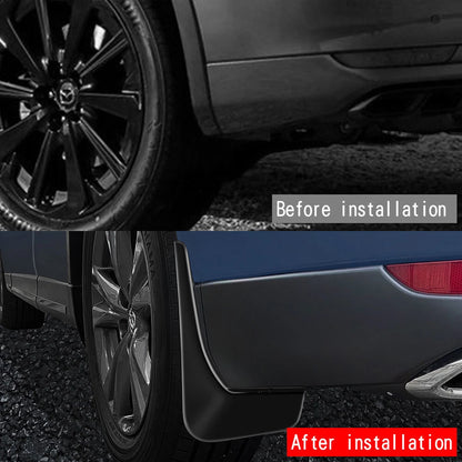 4Pcs Set Molded Splash Guards Mud Flaps Fender for Mazda CX-60 (2022–2023)