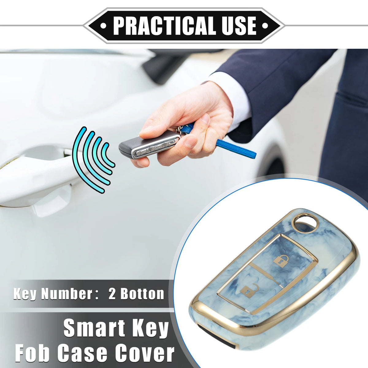 Smart Key Fob Case Cover for Nissan Rogue, Frontier (2014-2023)