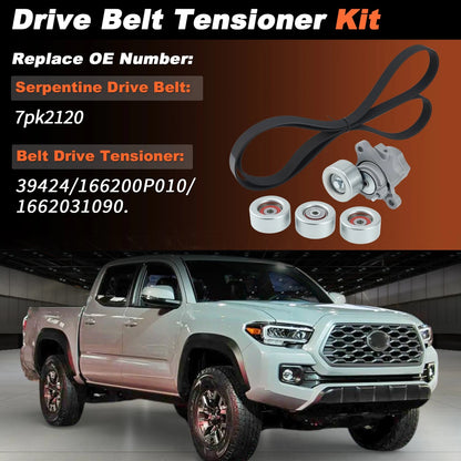 Drive Belt Tensioner Pulley Kit for Toyota Tacoma 3.5L (2016–2023)