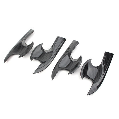 Carbon Fiber Door Handle Bowl Cover Trim for Honda Civic (2016-2018)