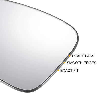 Left Side White Mirror Glass w/ Back Non-heated for Honda Accord (2018-2022)