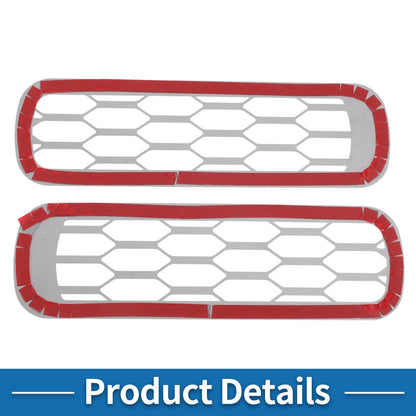 Car Front Left & Right Headlight Trim Bezels for Land Rover Defender (1994-2016)