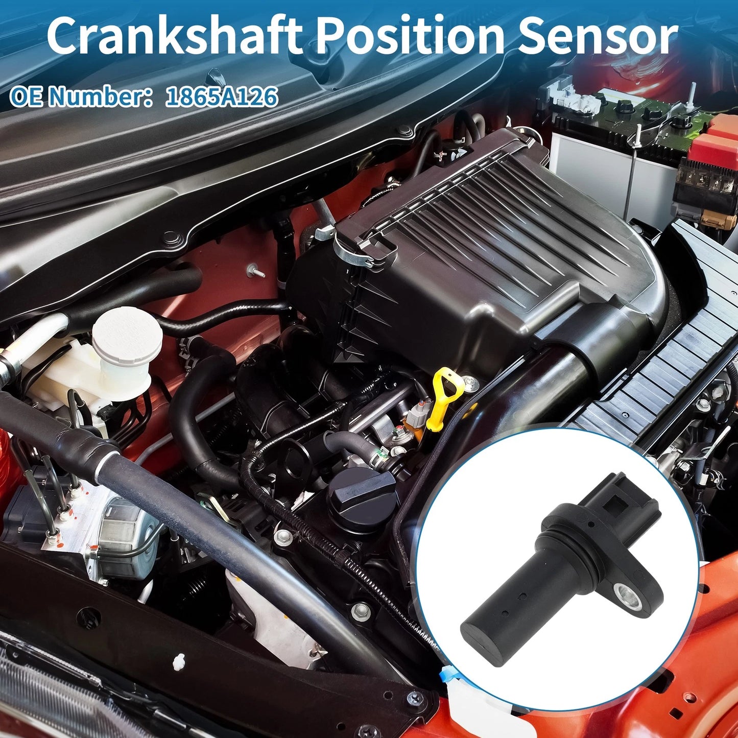 Crankshaft Position Sensor for Mitsubishi Lancer 2.0 2.4 (2008-2013) 1 Pc