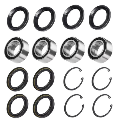 Rear Wheel Bearings Seals Kit 4x for Honda Rincon TRX650FGA (2004–2005)