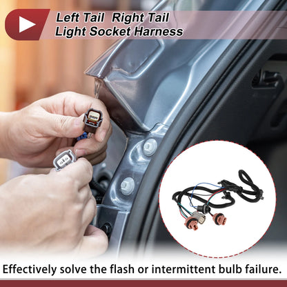 Left Tail Light Socket Wiring for Chevrolet Silverado