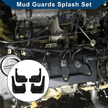 1 x Mud Flaps - Splash Guards for BMW X4 (2014 - 2018)