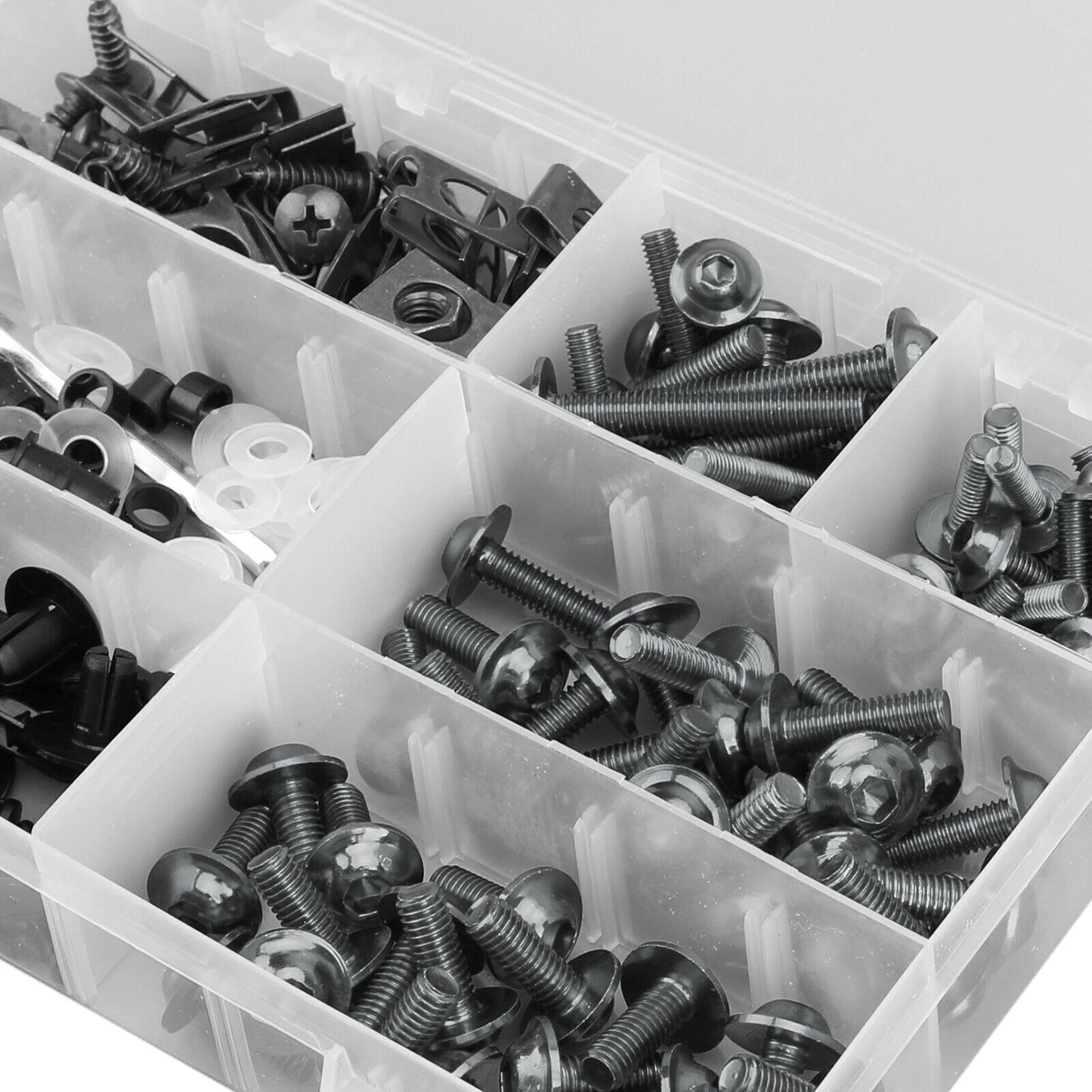 198 x Titanium Fairing Bolts & Clamps