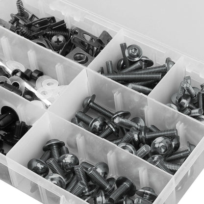 198 x Titanium Fairing Bolts & Clamps