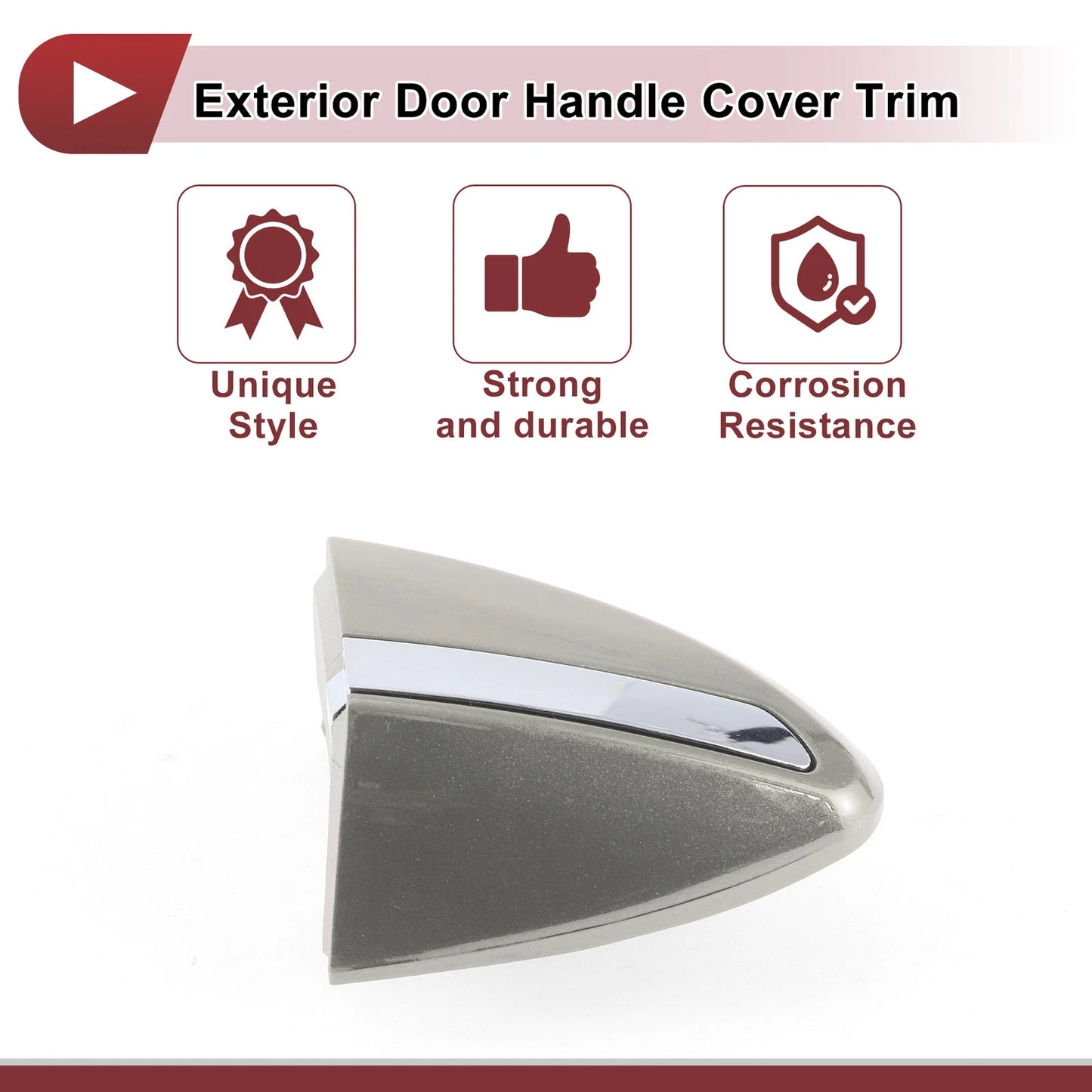 Yellow Exterior Door Handle Cover Trim for Toyota Corolla (2014-2018)