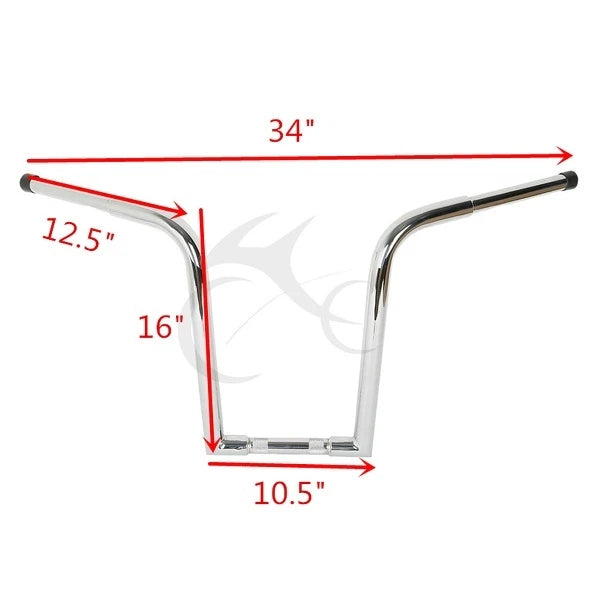 Ape Hanger Handlebar Chrome for Harley Sportster