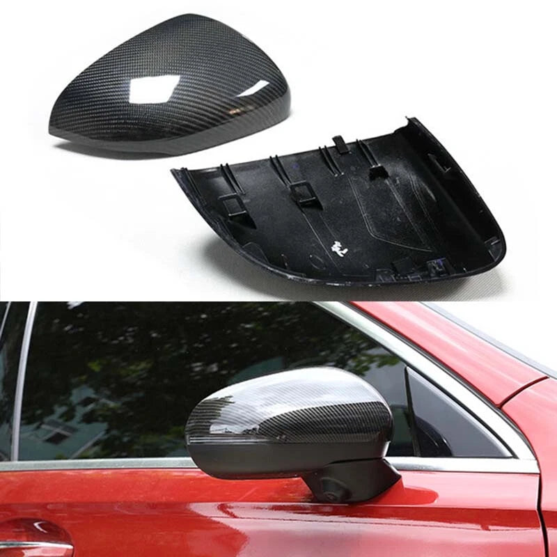 Real Carbon Fiber Side Mirror Cover Replace For Benz A CLA Class W177 W118