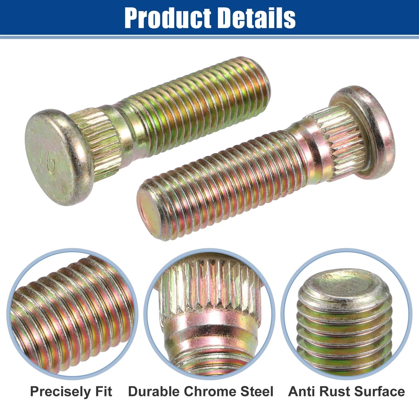 10 x M12x1.5 Wheel Lug Bolt Nuts for Ford Transit Connect (2010-2013)