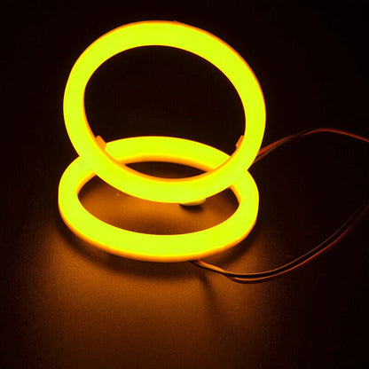 90mm Universal DRL COB LED Angel Eyes Halo Ring Fog Light