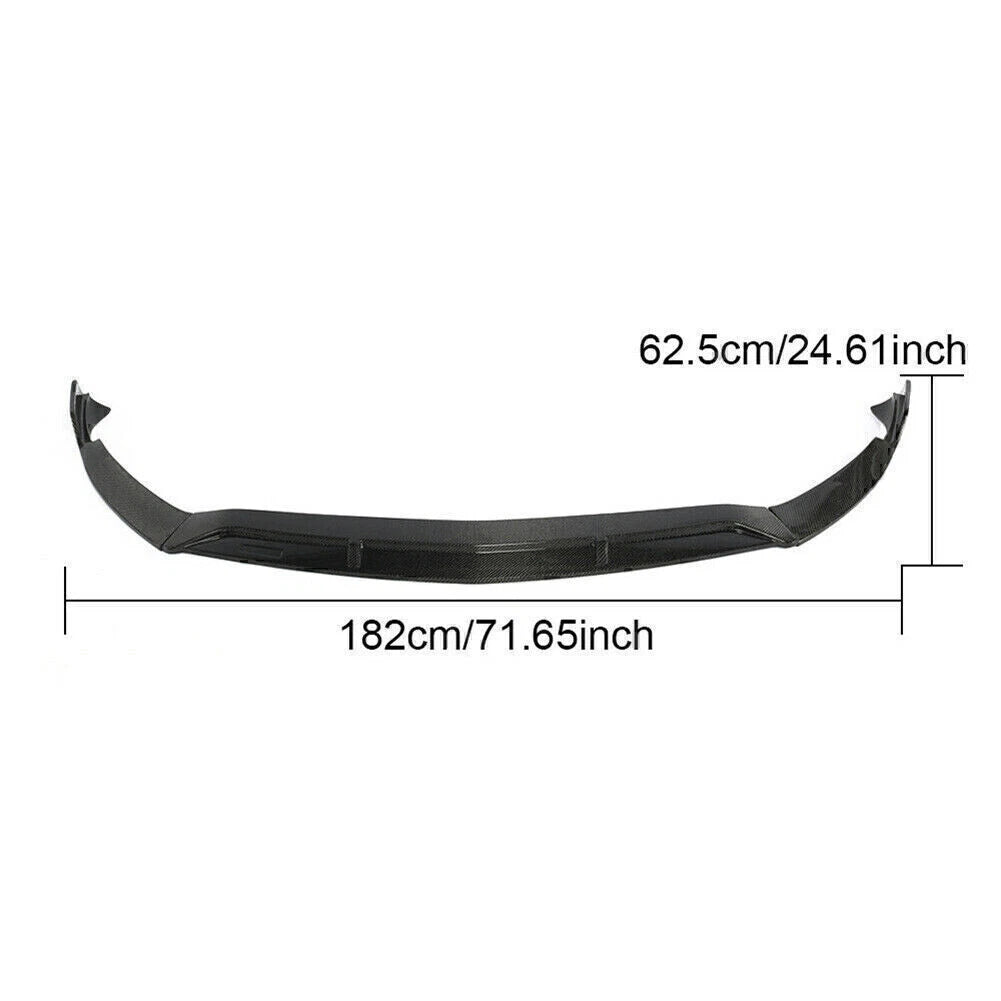 Carbon Fiber Front Bumper Lip Spoiler for Benz A-Class A220 (2019)