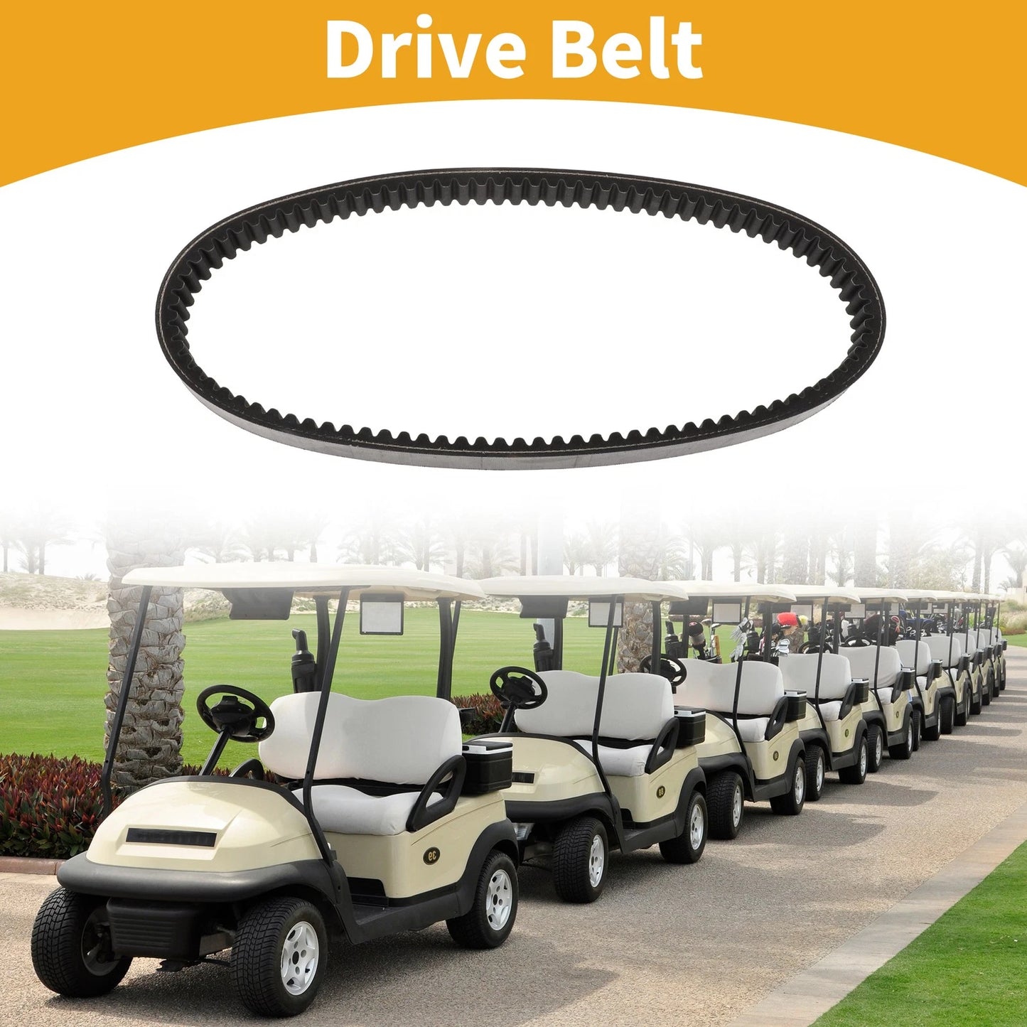 Drive Belt V-Belt for Yamaha G1A (1979–1989)