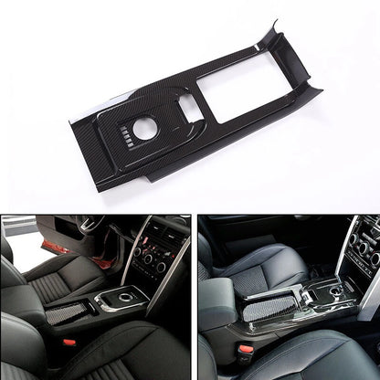 Carbon Fiber Style Center Console Panel Trim Fit for Discovery Sport 2016-2018