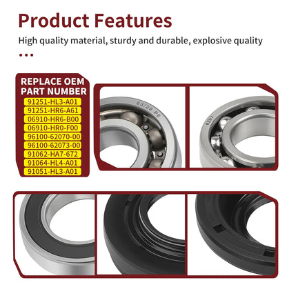 Rear Differential Bearing Seal for Honda TRX500/520 Rubicon 2015-2024