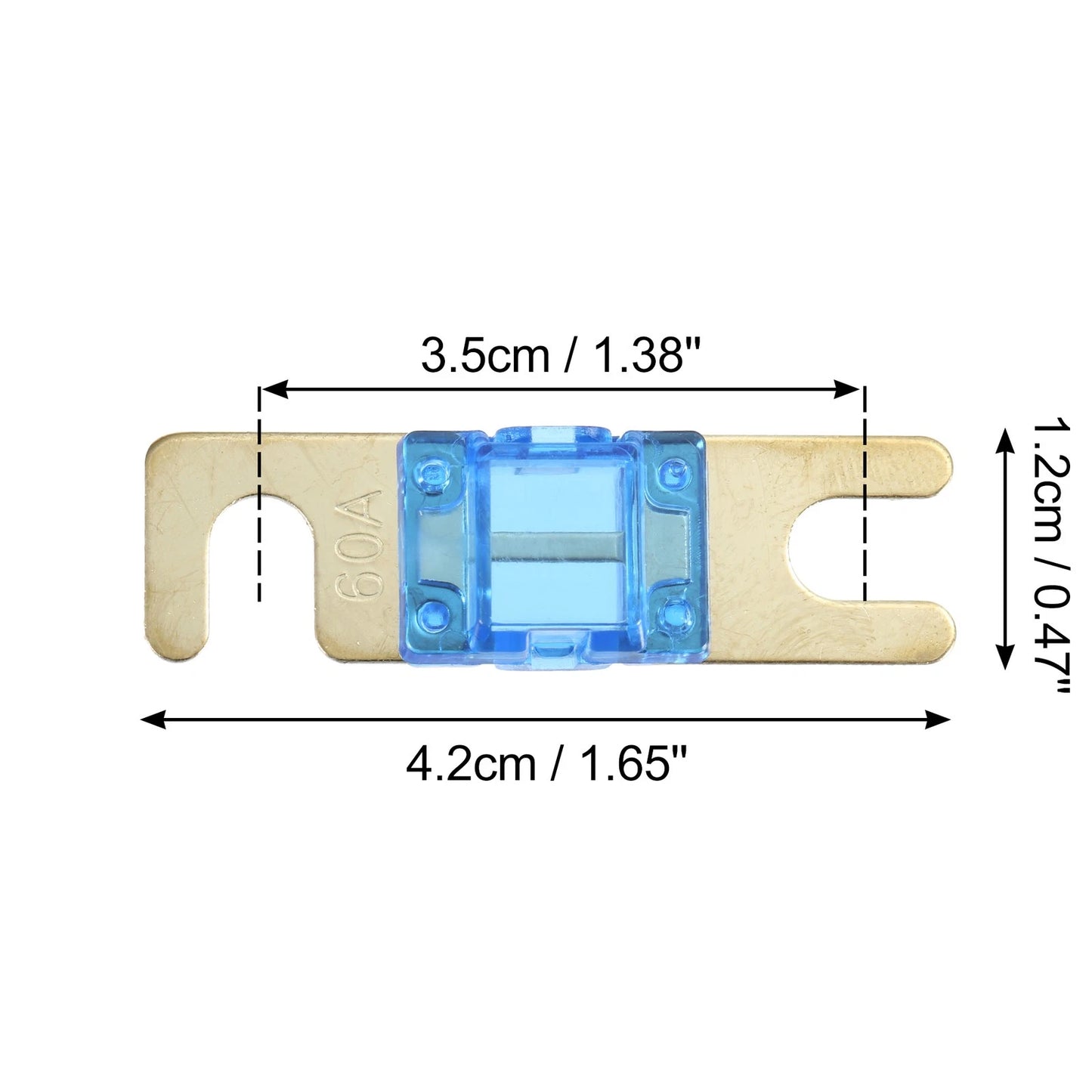 6 x 60A AFS Mini ANL Fuses for Car Truck Motorcycle Boat Audio