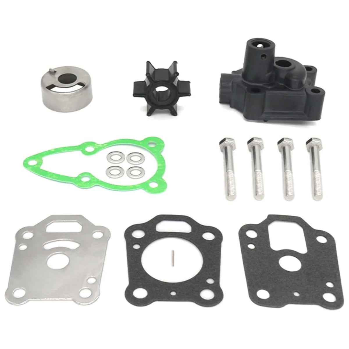 Water Pump Impeller Housing Kit for Evinrude/Johnson Outboard 4-Stroke 4-6HP