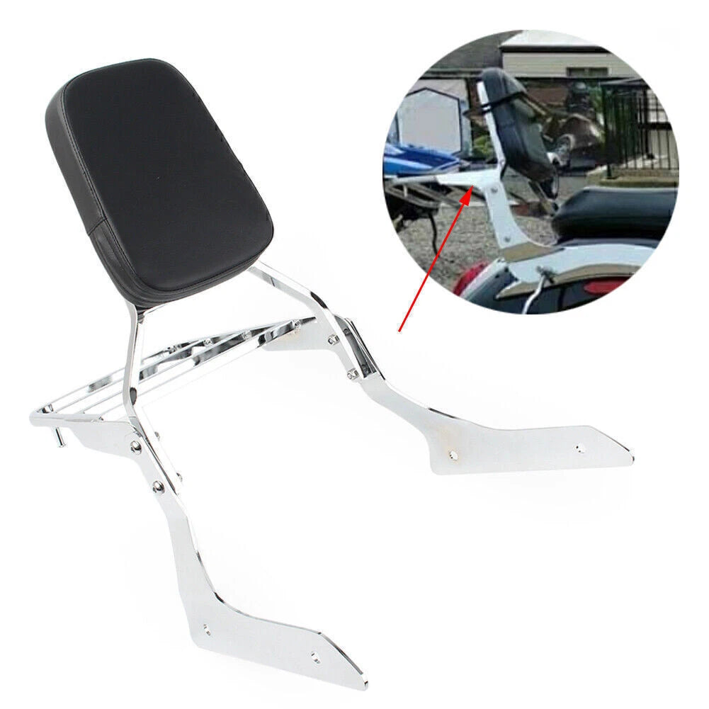 Backrest Sissy Luggage Rack for Yamaha Stryker 1300 XVS1300 (2011-2017)