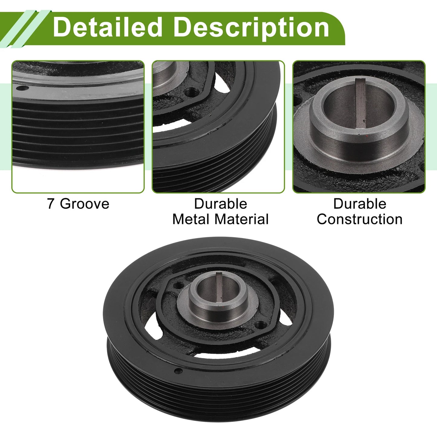 Harmonic Balancer Crankshaft Pulley for Toyota RAV4 (2001-2008)