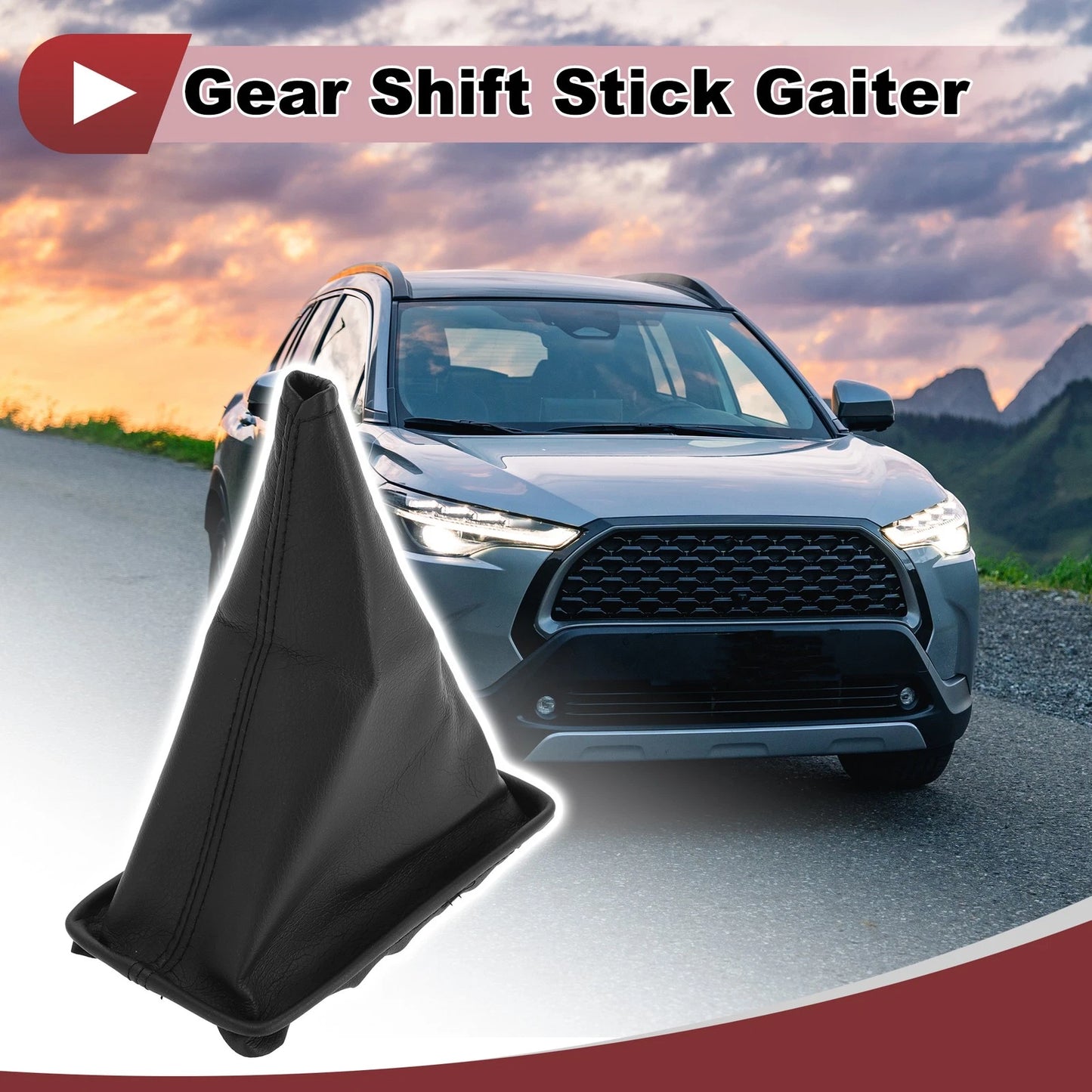 1 Pc Gear Shift Stick Gaiter for Toyota Corolla (2001–2013)