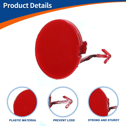 Front Left Tow Hook Cover for Mazda 6 (2003-2005) - Red