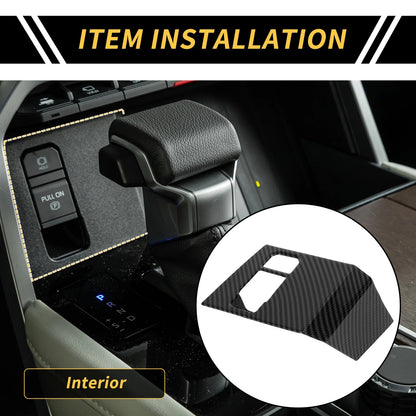 Carbon Fiber Electronic Handbrake Frame Cover for Toyota Tundra (2022-2024)