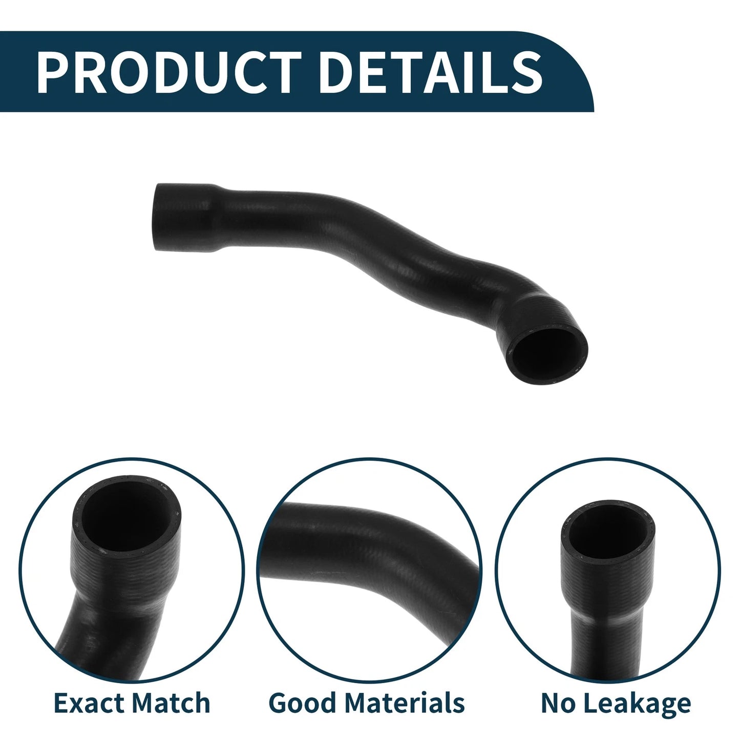 Radiator Hose Rubber Water Pipe for BMW 520i (2001-2007)