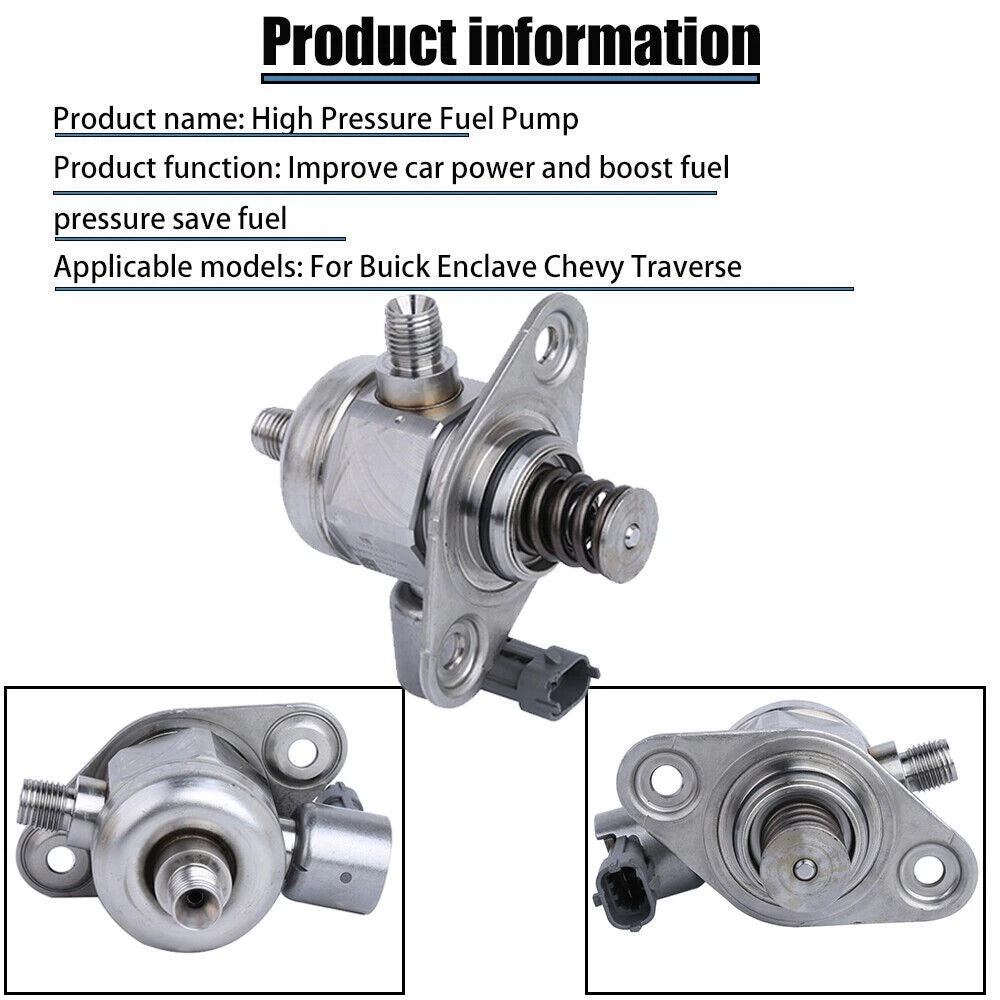 High Pressure Fuel Pump for Buick Enclave, Chevy Traverse 3.6L (2008-2017)