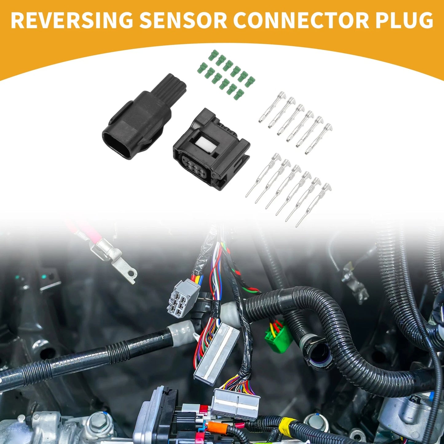 6 Pin Reversing Sensor Connector Plug for Toyota (All Years)
