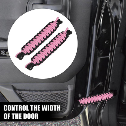 Nylon Door Limiting Check Straps for Jeep Wrangler TJ JL (1987-2021)