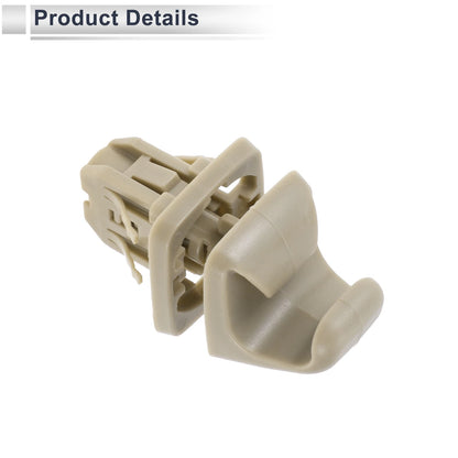 Sun Visor Holder Clip for Toyota Camry Highlander Corolla (2002-2023) Beige