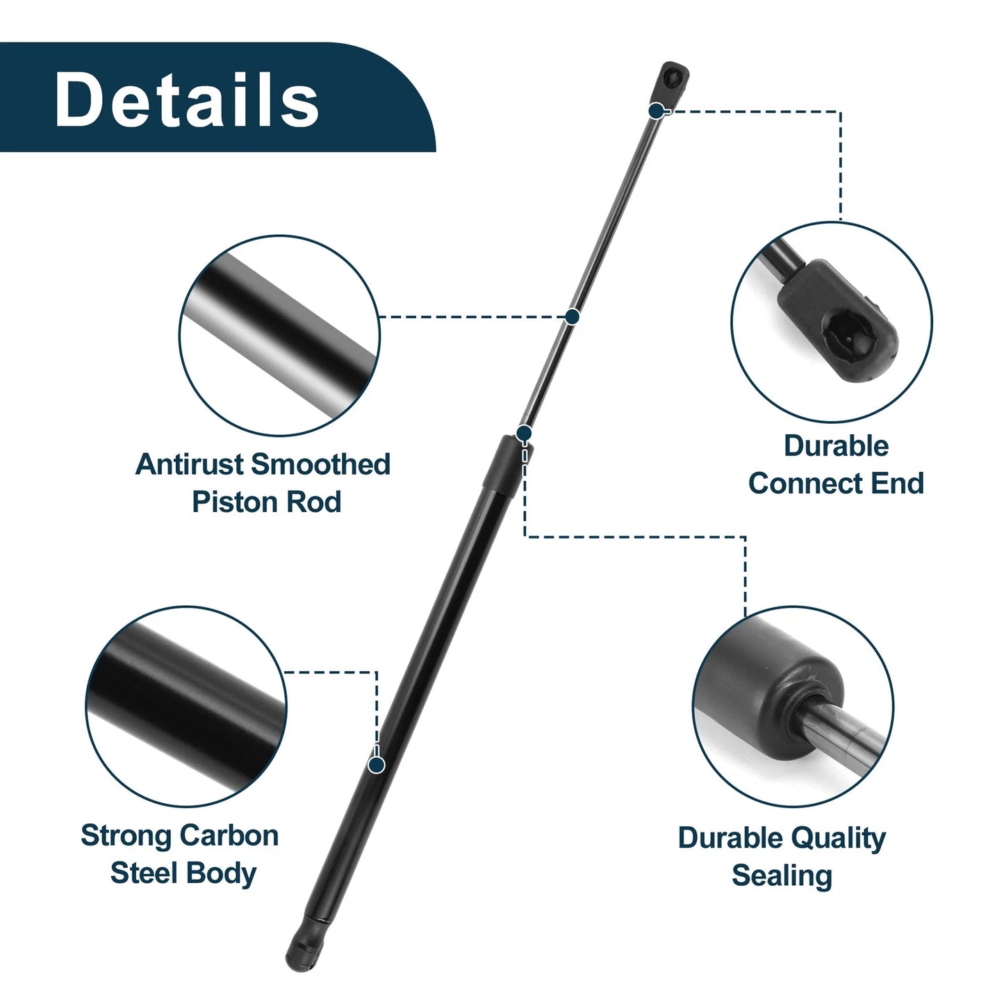 Rear Hatch Lift Supports for Kia Sorento (2003-2009)