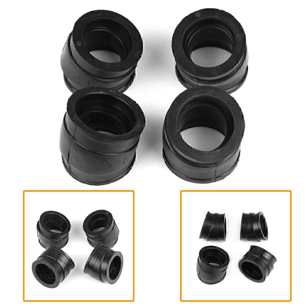 4Pcs Carburetor Intake Manifold Boot for Honda CB750C, CB750F, CB750K (1979-1982)