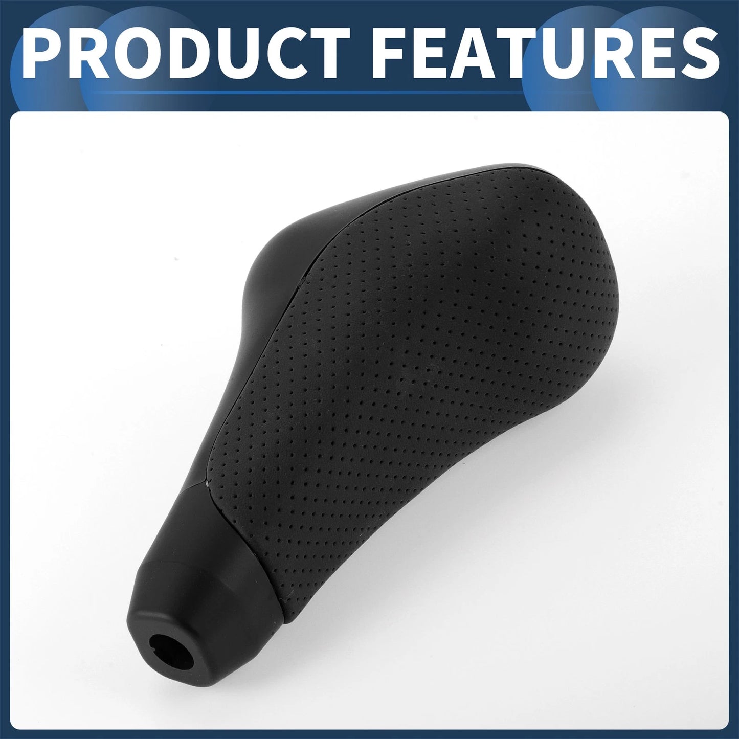 Automatic Gear Shift Knob for Toyota 4Runner (2012-2021) Black Plastic Leather