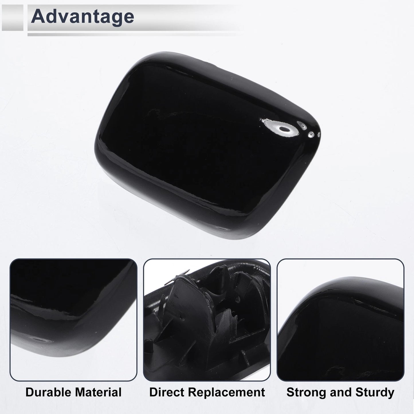 Bumper Headlight Washer Nozzle Cover for Volvo S80 (1999-2006)