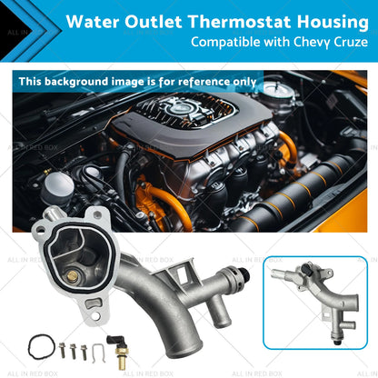 Water Outlet Thermostat Housing for Chevy Cruze 1.8L 1.4L (2011-2018)