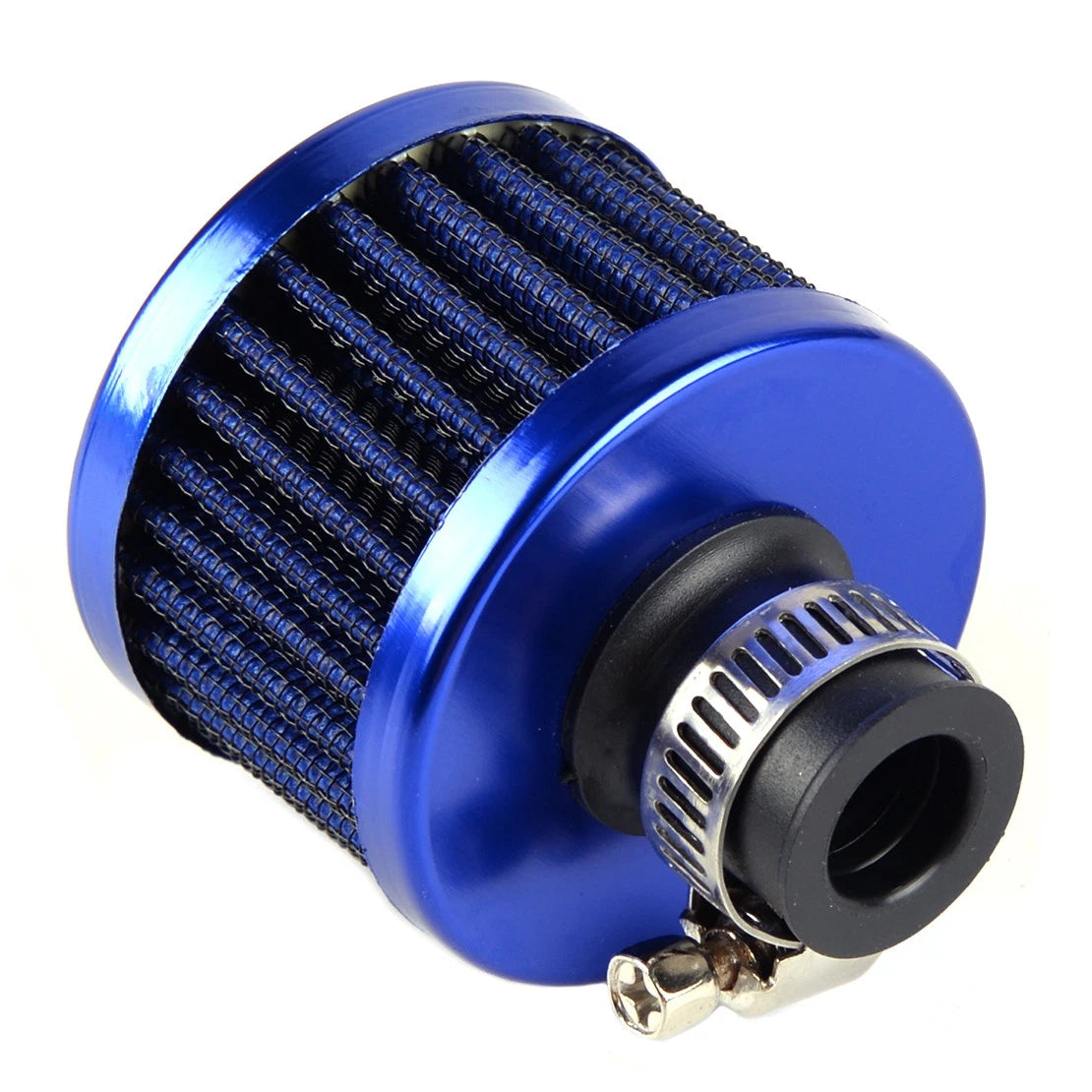 12mm Carbon Round Oil Air Intake Crankcase Vent Valve Cover Breather Filter for Car Model