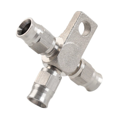 Stainless Steel Brake Hose Fittings AN3 Tee