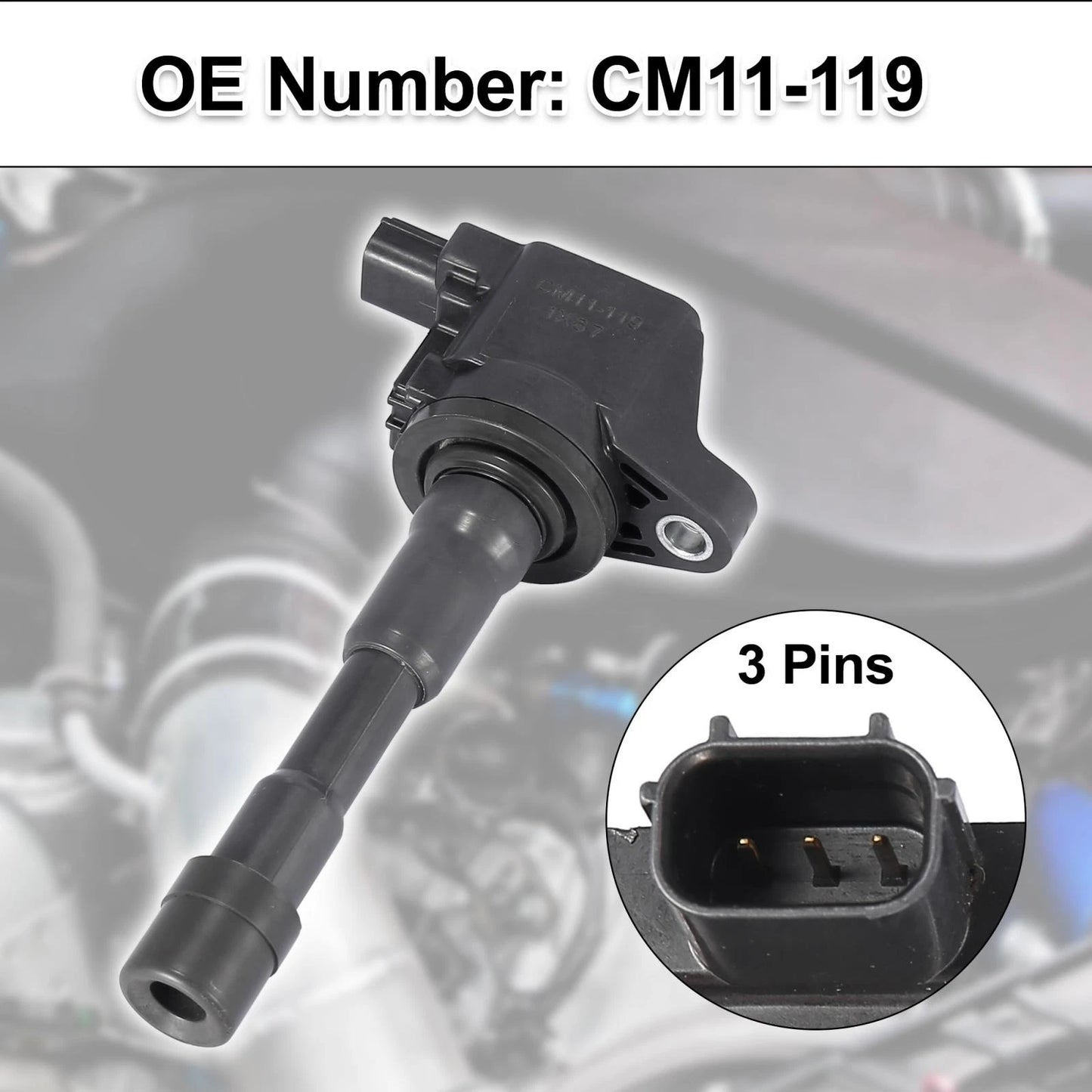 4 x Ignition Coils for Honda CM11-119 (2001-2005)