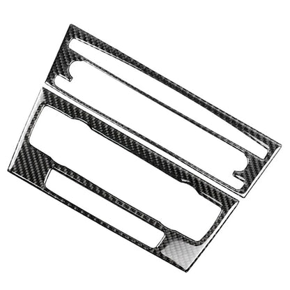 Carbon Fiber CD & AC Panel Cover Trim for BMW 3 Series E90 E92 E93 (2005-2012)