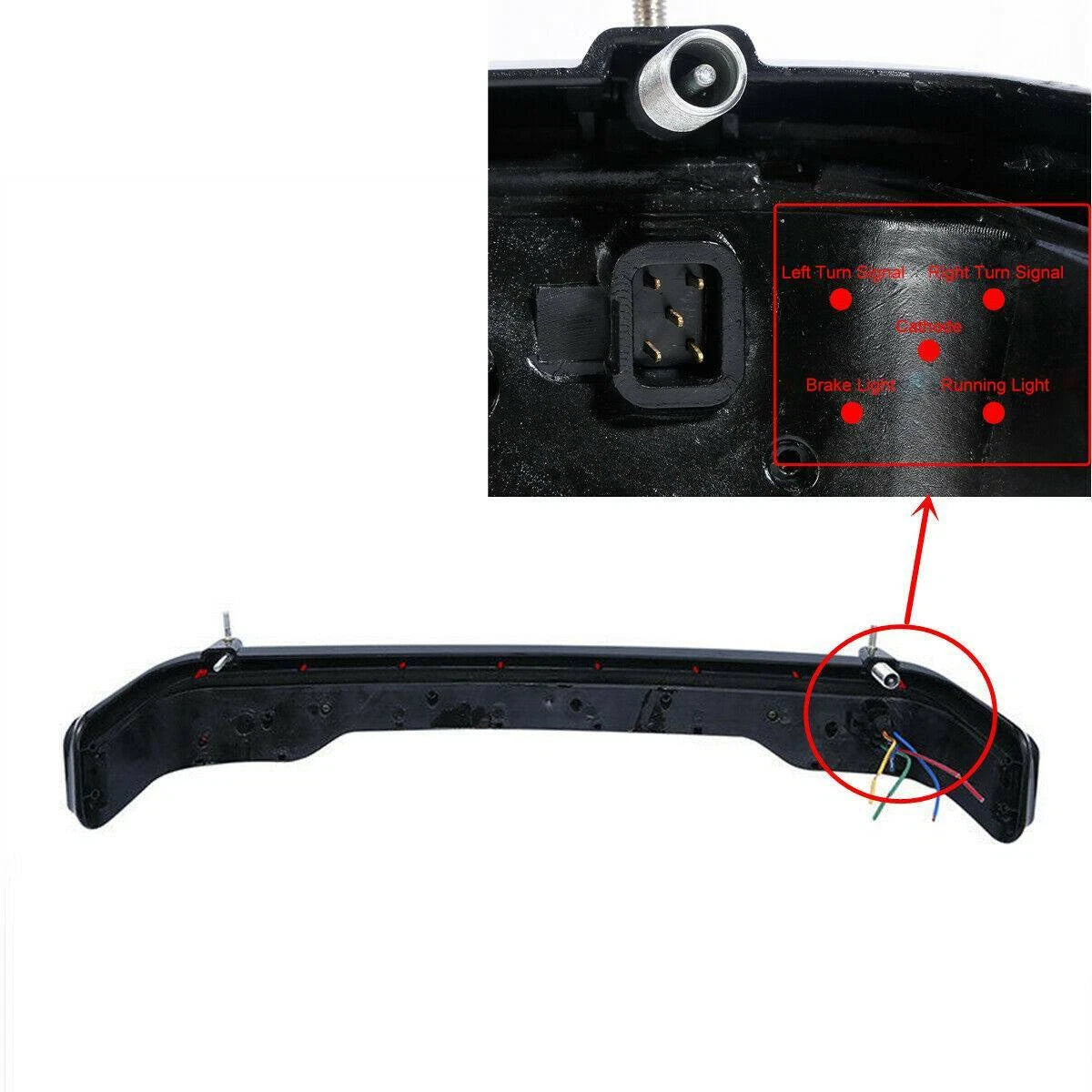 LED Brake/Turn/Tail Light Wiring Harness for Harley Touring (2014-2025)