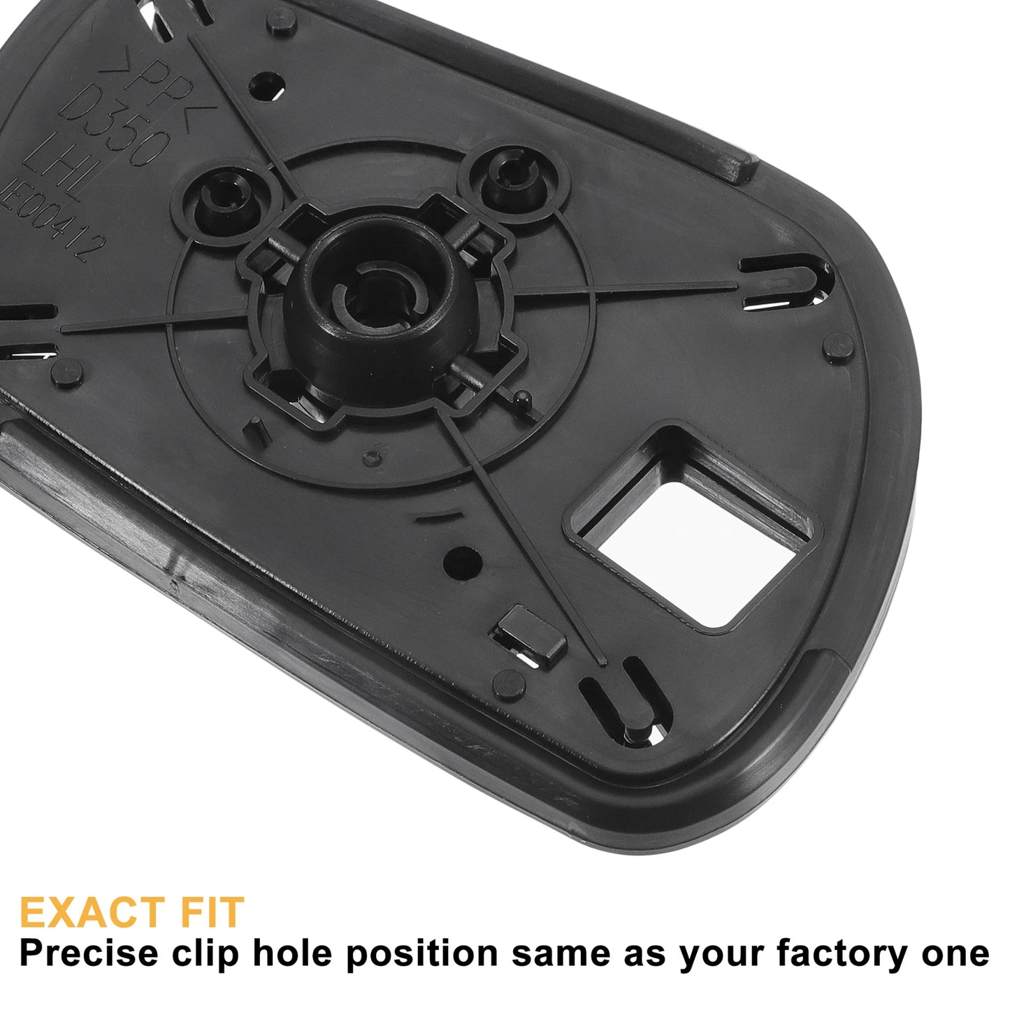Left Right Side Mirror Glass w/ Backing Plate for Mazda 3 6 (2004-2013)