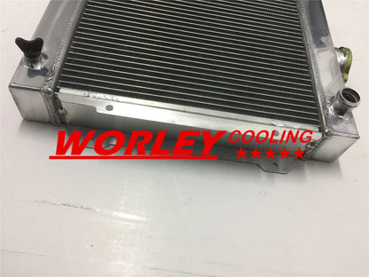 3 Row Alloy Radiator & 12" Cooling Fan for Datsun 1200 B110 (1970-1976)