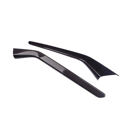 Real Carbon Side Center Console Panel Cover Trim For Tesla Model 3
