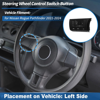 Steering Wheel Cruise Control Switch for Nissan Rogue Pathfinder (2008-2023)